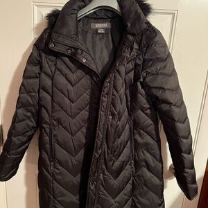 Kenneth Cole Reaction Black Quilted Jacket